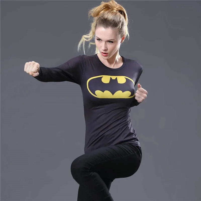 3D Print Batman Compression Shirt Tshirt Women Tops Long Sleeve O-neck Summer Top Fitness Tight Tee Shirt Femme Fashion Tshirt
3D Print Batman Compression Shirt Tshirt Women Tops Long Sleeve O-neck Summer Top Fitness Tight Tee Shirt Femme Fashion Tshirt