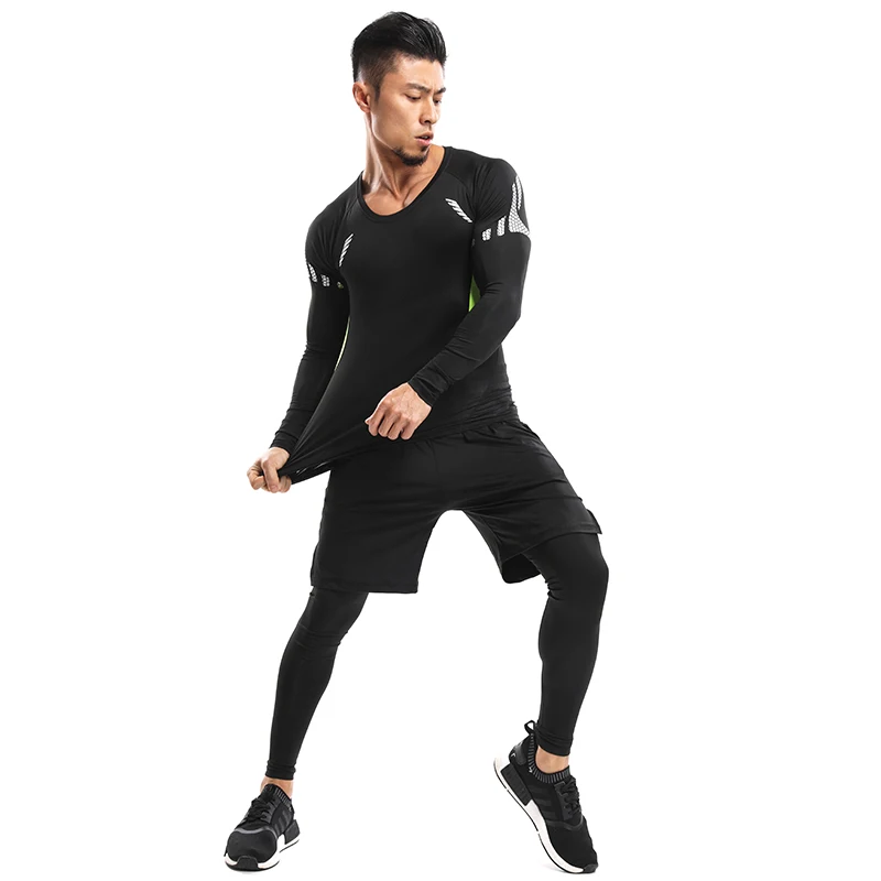 Printed Long Sleeve Sports Compression Men's T-Shirt HTB1Hh9AeeLM8KJjSZFqq6y7.FXaO