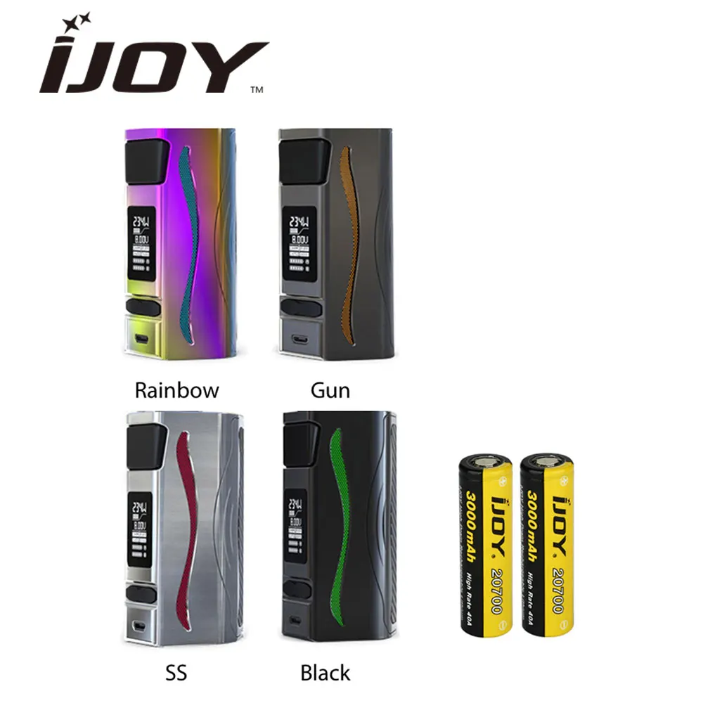 234W IJOY GENIE PD270 TC MOD Powered By Dual 20700 Batteries 6000mA Huge Power Box Mod 0.05-3.0 Ohm E-cig Mod 234W from IJOY
234W IJOY GENIE PD270 TC MOD Powered By Dual 20700 Batteries 6000mA Huge Power Box Mod 0.05-3.0 Ohm E-cig Mod 234W from IJOY
