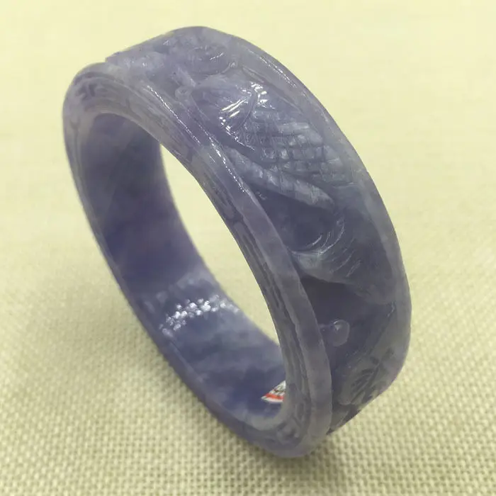 A-2226 Chinese Hand-carved Lavende Purple Jadeite Jade Gems Bangle Bracelet 59mm 28% 10.13
A-2226 Chinese Hand-carved Lavende Purple Jadeite Jade Gems Bangle Bracelet 59mm 28% 10.13