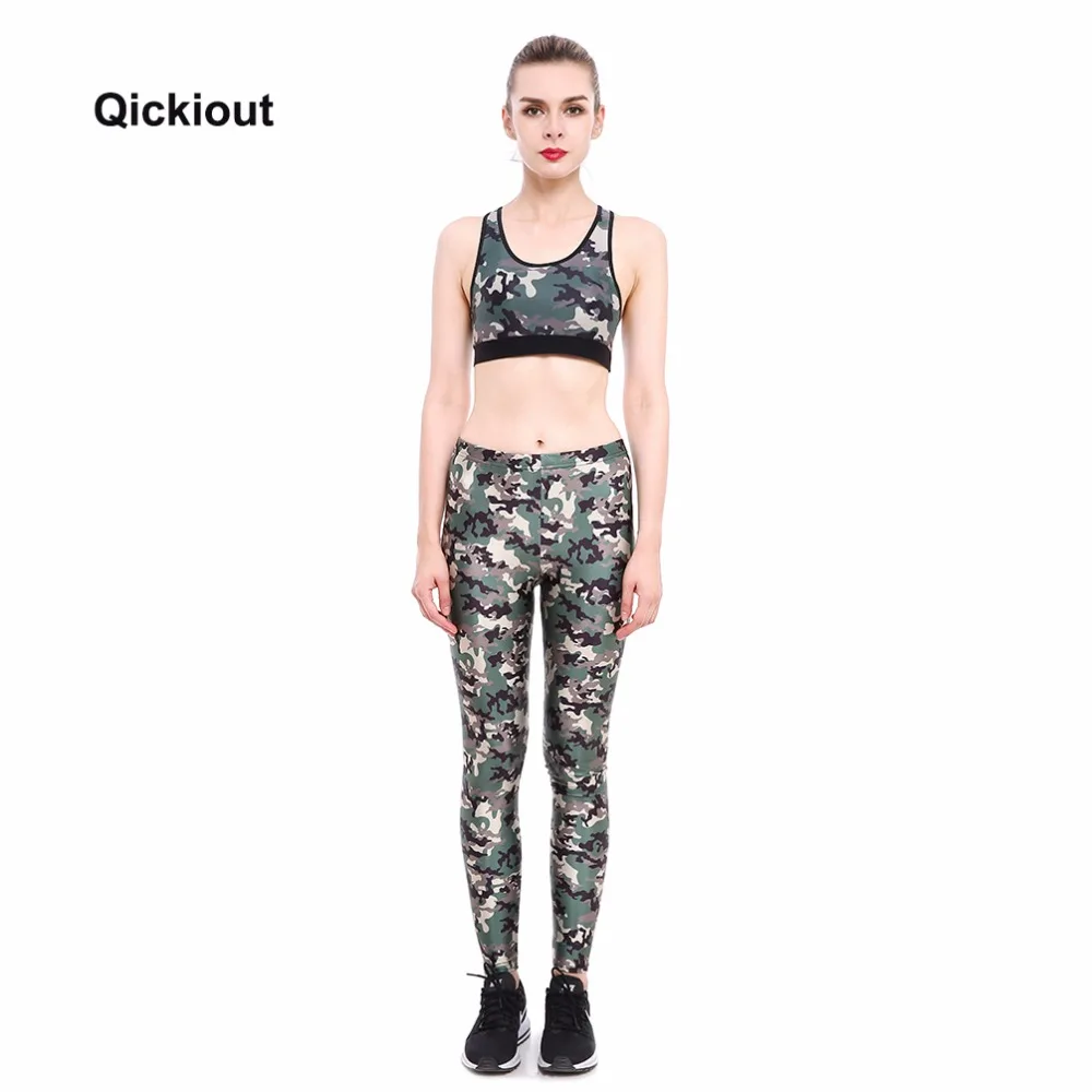 Qickitout 2017 Bra Leggings Set Fitness Specials Quick-drying trousers Women Basic sportswear Long Pants Camouflage Pattern
Qickitout 2017 Bra Leggings Set Fitness Specials Quick-drying trousers Women Basic sportswear Long Pants Camouflage Pattern