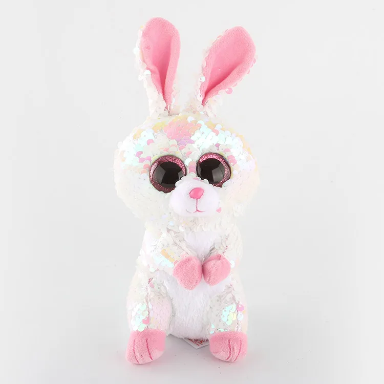 Ty Sequins Flippables Bonnie The Bunny Stuffed Plush Animals Rabbit Toy Doll 6" 15cm
Ty Sequins Flippables Bonnie The Bunny Stuffed Plush Animals Rabbit Toy Doll 6" 15cm