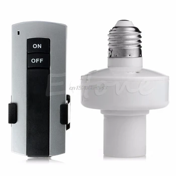 E27 Screw Wireless Remote Control Light Lamp Bulb Holder Cap Socket Switch R06 Whosale&DropShip
E27 Screw Wireless Remote Control Light Lamp Bulb Holder Cap Socket Switch R06 Whosale&DropShip