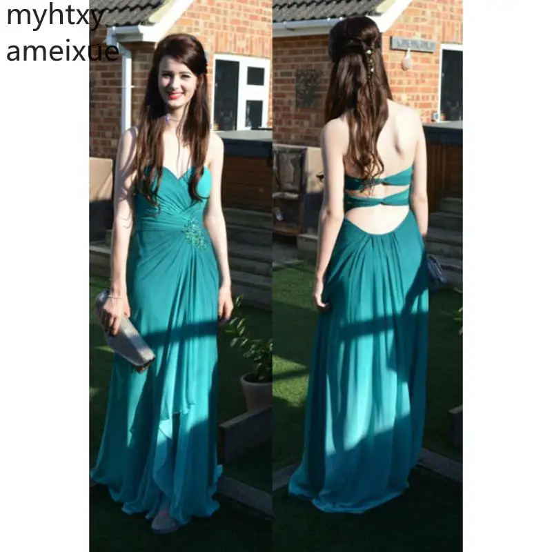 2019 Cheap Plus Size Green Evening Dresses Robe A-line Floor Length Sweetheart Sleeveles Backless Sweep Train Gowns Custom Made
2019 Cheap Plus Size Green Evening Dresses Robe A-line Floor Length Sweetheart Sleeveles Backless Sweep Train Gowns Custom Made