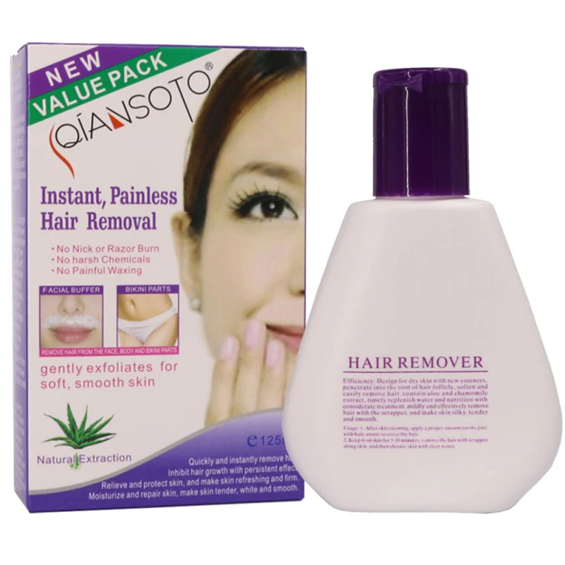 Aloe Facial Beard Permanent Hair Removal Cream Stop Hair Growth