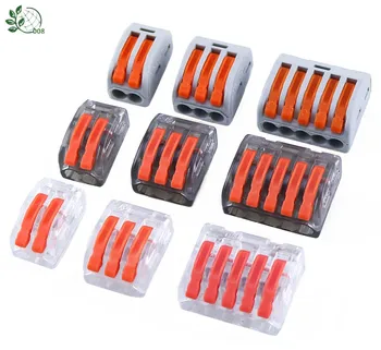 Wire Connector 2hole 3 hole 5 hole Conductor Terminal Block 222-412 222-413 222-415quick joint, pressure line cap
Wire Connector 2hole 3 hole 5 hole Conductor Terminal Block 222-412 222-413 222-415quick joint, pressure line cap