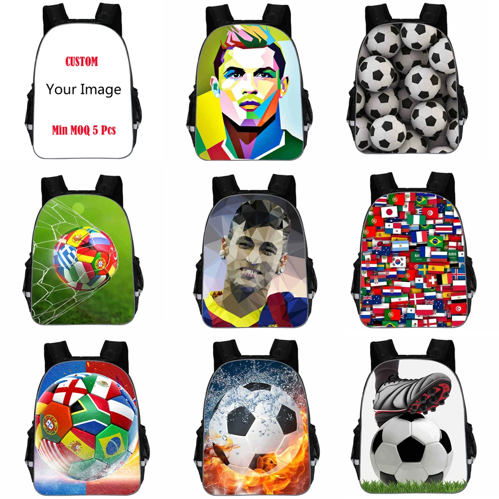 New 13 inch Soccer Print Kids sport bag Cool kids Fans Children Football Teenager Student Book Bags dropshipping
New 13 inch Soccer Print Kids sport bag Cool kids Fans Children Football Teenager Student Book Bags dropshipping