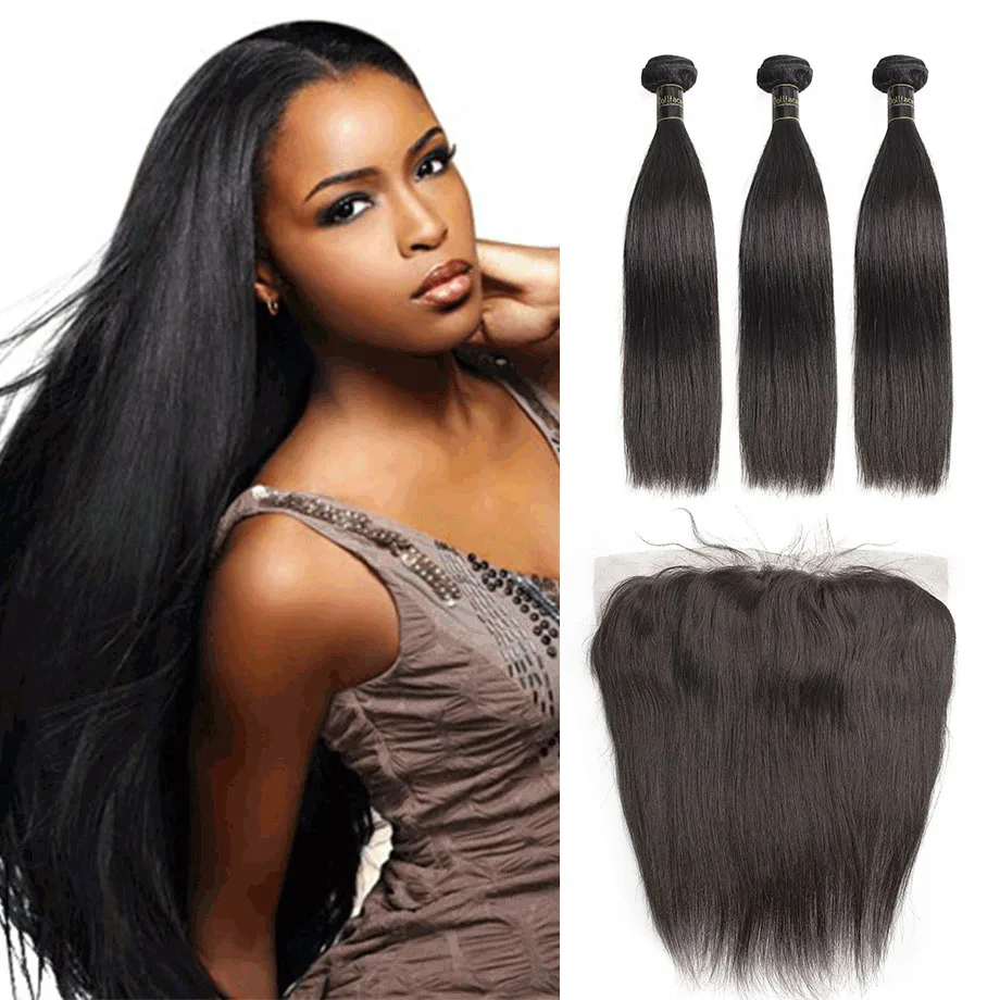 Dollface Peruvian Straight 3Human Hair Bundles with Frontal virgin Lace Frontal Closure with Bundles Hair Extension Free Shippin
Dollface Peruvian Straight 3Human Hair Bundles with Frontal virgin Lace Frontal Closure with Bundles Hair Extension Free Shippin
