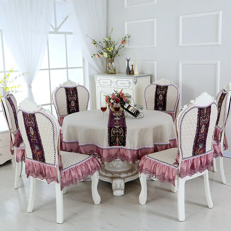 Purple Europe Lace Floral Home Kitchen Party Tablecloth Set Suit Table-cloth Rectangular Round Table Cloth Chair Cover
Purple Europe Lace Floral Home Kitchen Party Tablecloth Set Suit Table-cloth Rectangular Round Table Cloth Chair Cover