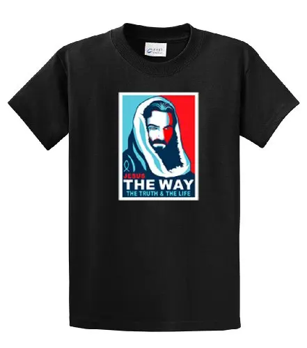 Христианские Футболки Иисус Путь Истины и Жизни|christian t-shirt|jesus t-shirtlife jesus |