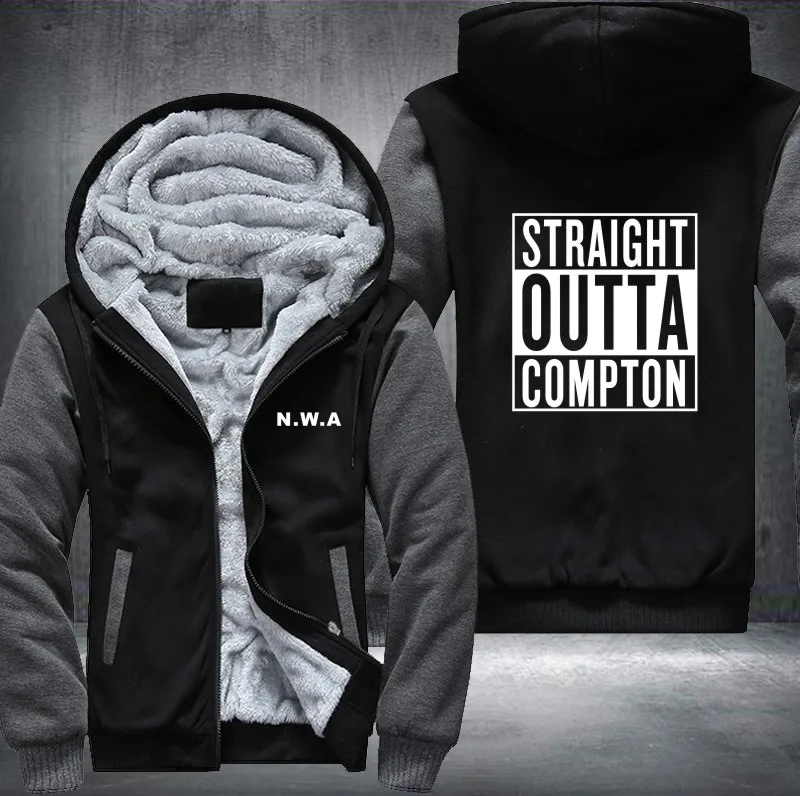 USA SIZE Straight Outta Compton NWA California GOTHIC Eazy E NWA Dr. Dre hip hop Hoodies men Thicken Fleece Coat USA EU size
USA SIZE Straight Outta Compton NWA California GOTHIC Eazy E NWA Dr. Dre hip hop Hoodies men Thicken Fleece Coat USA EU size