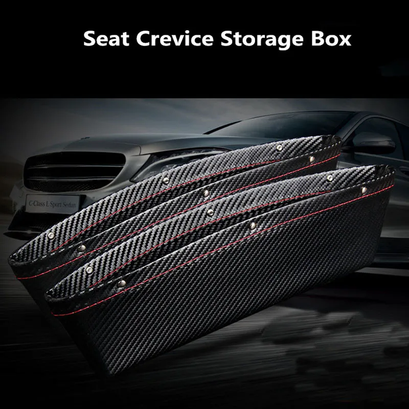 Universal Car Seat Gap Pockets Carbon fiber Auto Seats Filler Spacer Holster Phone Cigarette Organizer Storage Bags Organiser
Universal Car Seat Gap Pockets Carbon fiber Auto Seats Filler Spacer Holster Phone Cigarette Organizer Storage Bags Organiser