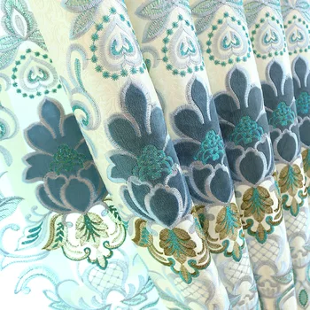 Jacquard European Curtains for Living Dining Room Bedroom White Embroidery Custom Curtains High Grade Water Solution
Jacquard European Curtains for Living Dining Room Bedroom White Embroidery Custom Curtains High Grade Water Solution