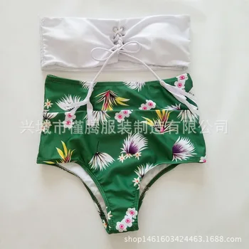 High Waist Strapless Bikini Set 2018 Biquini Plus Size Swimwear Women Print Swimsuit Bandage Bathing Swimming Suit Bikinis
High Waist Strapless Bikini Set 2018 Biquini Plus Size Swimwear Women Print Swimsuit Bandage Bathing Swimming Suit Bikinis