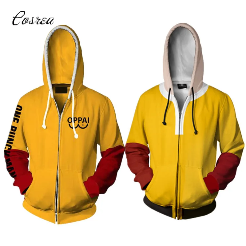 Anime One Punch Man Saitama Costume Zipper Hoodie Hoody Men Long Sleeves One Punch Man Hoodie Sweatshirt Top Coat Tracksuit
Anime One Punch Man Saitama Costume Zipper Hoodie Hoody Men Long Sleeves One Punch Man Hoodie Sweatshirt Top Coat Tracksuit