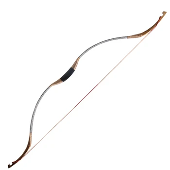 Traditional One-piece Xi'an Kaiyuan bow Tang dynasty recurve bow hunting wooden bow type 30-50 lbs shooting sports reflex bow 
Traditional One-piece Xi'an Kaiyuan bow Tang dynasty recurve bow hunting wooden bow type 30-50 lbs shooting sports reflex bow