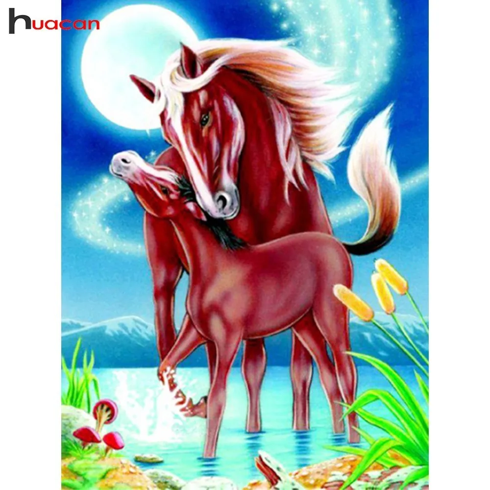 HUACAN 5D DIY Diamond Painting Animals Full Drill Resin Pictures Of Rhinestones Mosaic Diamond Embroidery Horse Decor Home
HUACAN 5D DIY Diamond Painting Animals Full Drill Resin Pictures Of Rhinestones Mosaic Diamond Embroidery Horse Decor Home