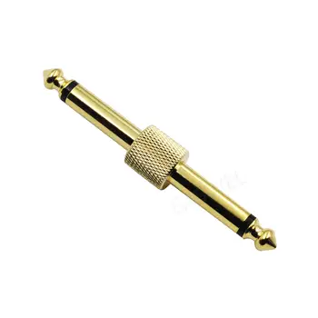 50pcs 4 Pack 6.35mm Pedal Coupler 1/4 inch For Guitar Effect Pedal Connector Golden
50pcs 4 Pack 6.35mm Pedal Coupler 1/4 inch For Guitar Effect Pedal Connector Golden