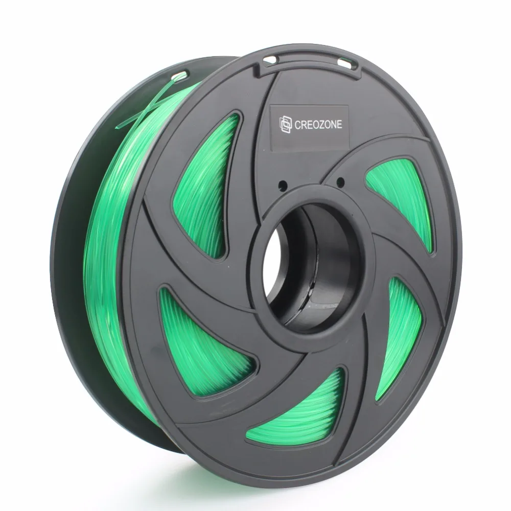 CREOZONE PLA Filament 1.75mm 1KG PLA Plastic for 3D Printer 3D Printing Materials Clear Green Color
CREOZONE PLA Filament 1.75mm 1KG PLA Plastic for 3D Printer 3D Printing Materials Clear Green Color