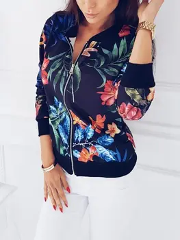 2017 Fashion Women's Retro Floral Zipper Bomber Jacket Baseball Casual Coat Outwear Woman Clothes
2017 Fashion Women's Retro Floral Zipper Bomber Jacket Baseball Casual Coat Outwear Woman Clothes
