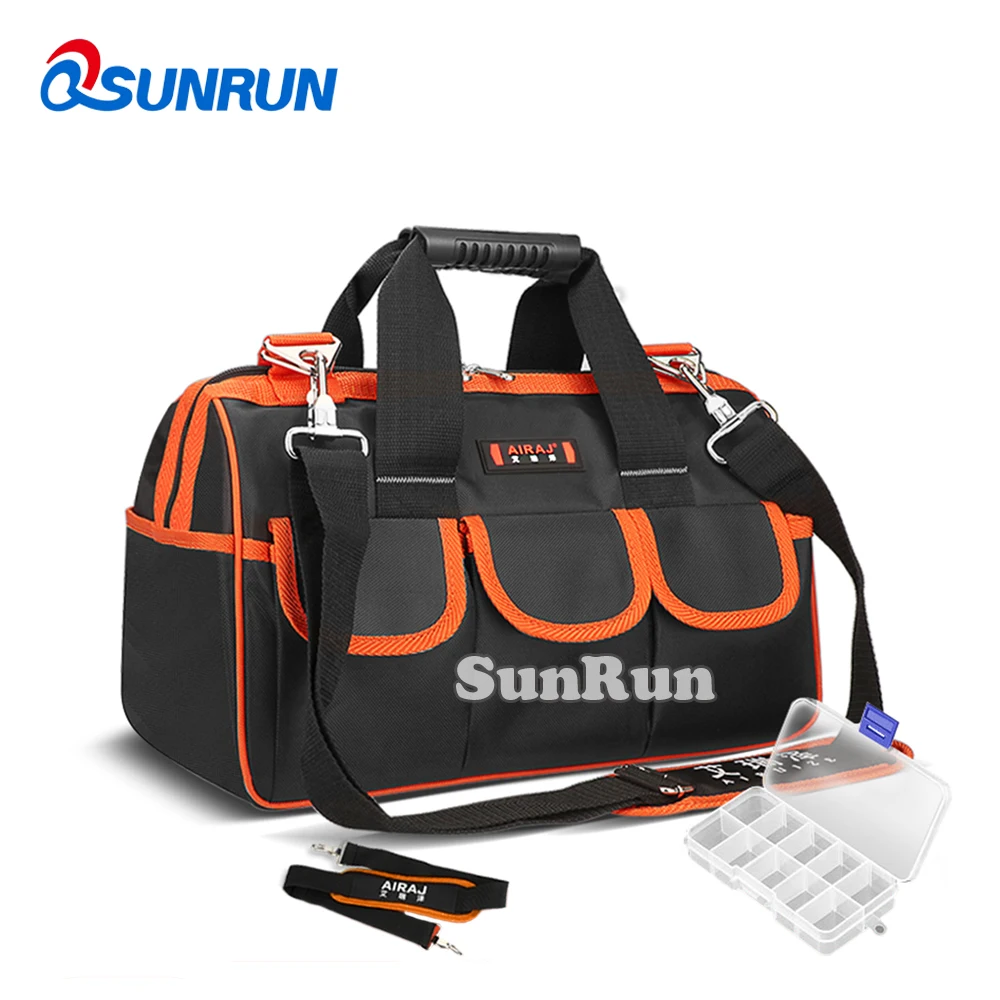 ARIURZE 15" Tool Kit Shoulder Bodypack 600D Oxford Waterproof Fabric Shoulder Bags Tool Bags Close Top Wide Mouth With Belt
ARIURZE 15" Tool Kit Shoulder Bodypack 600D Oxford Waterproof Fabric Shoulder Bags Tool Bags Close Top Wide Mouth With Belt