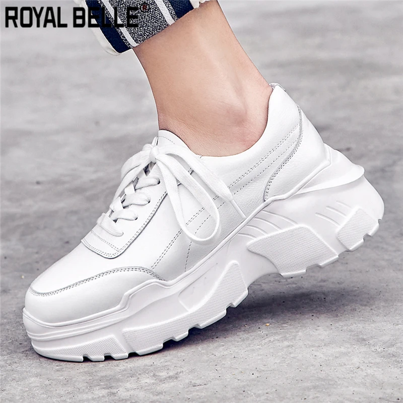 Royal Belle 2019 New Arrival Real Leather Hot White Sneakers High Bottom Platform Lace Up Espadrilles Woman Vulcanized Shoes
Royal Belle 2019 New Arrival Real Leather Hot White Sneakers High Bottom Platform Lace Up Espadrilles Woman Vulcanized Shoes