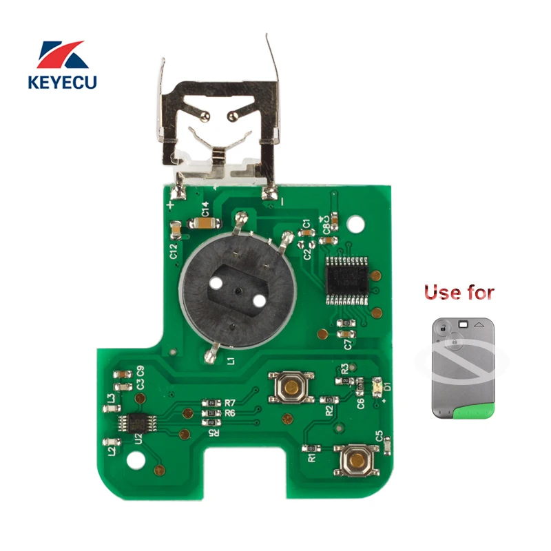 KEYECU Replacement Remote Board Car Key Fob 2 Button 433MHz PCF7947 for Renault Laguna Espace Vel Satis 2001-2007 ,No Shell
KEYECU Replacement Remote Board Car Key Fob 2 Button 433MHz PCF7947 for Renault Laguna Espace Vel Satis 2001-2007 ,No Shell
