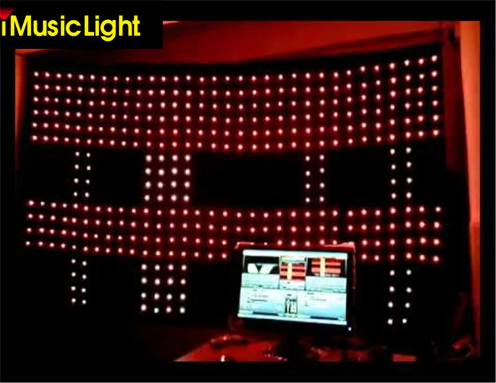 P9 3x3m RGB LED Video Cloth Starcloth DJ Stage Pub background PC Control with Sofware
P9 3x3m RGB LED Video Cloth Starcloth DJ Stage Pub background PC Control with Sofware