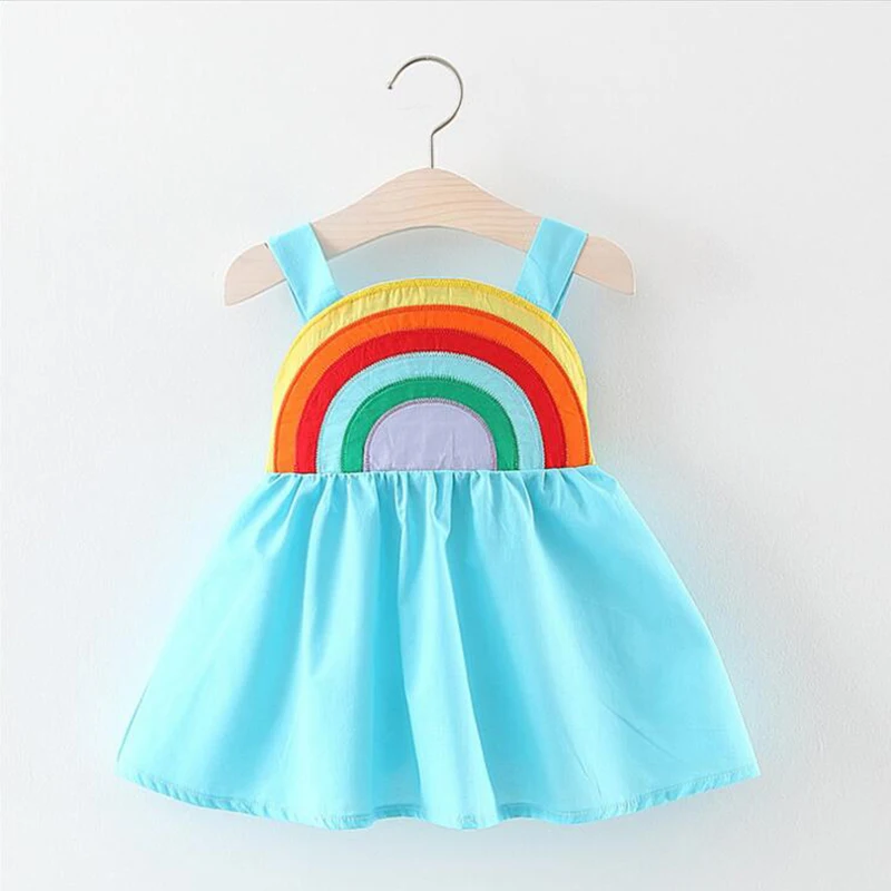 Baby Girls Cute Princess Dress Toddler Elegant Rainbow Summer Party Tutu Dress Sweet Children Fashion Casual Sundress For 1-3Ys
Baby Girls Cute Princess Dress Toddler Elegant Rainbow Summer Party Tutu Dress Sweet Children Fashion Casual Sundress For 1-3Ys