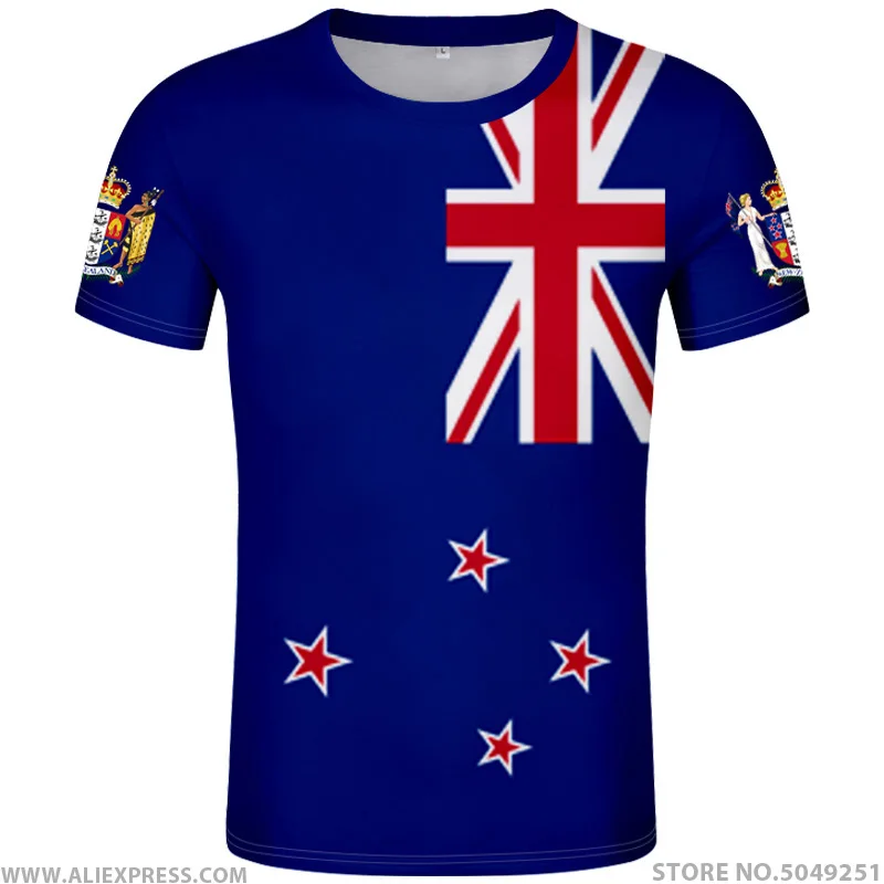 Футболка новая ZEALAND сделай сам Бесплатная индивидуальный заказ номер nzl футболка