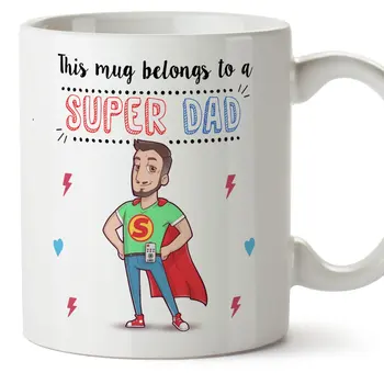 Mugs for Dad This Mug Belongs To A Super Dad Breakfast 11 Oz Ceramic Coffee Tea Mug
Mugs for Dad This Mug Belongs To A Super Dad Breakfast 11 Oz Ceramic Coffee Tea Mug