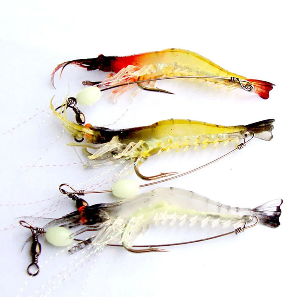 1PCS 9.5cm 6.4g Artificial Fishing Lure Bionic Shrimp Soft Bait Fishing Tackle Noctilucent Luminous Night Glow Bead
1PCS 9.5cm 6.4g Artificial Fishing Lure Bionic Shrimp Soft Bait Fishing Tackle Noctilucent Luminous Night Glow Bead