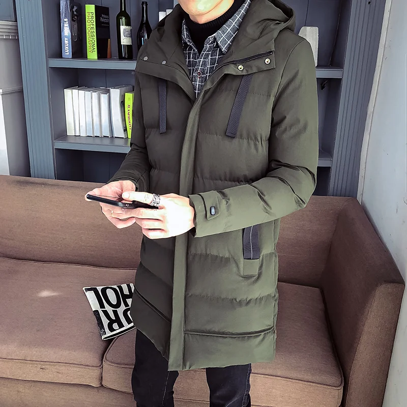 with free gift Medium Long Men's Parka Windbreakers Hooded Coat Warm Wadded Overcoat Mens Jackets and Coats Male Outerwear 2018
with free gift Medium Long Men's Parka Windbreakers Hooded Coat Warm Wadded Overcoat Mens Jackets and Coats Male Outerwear 2018