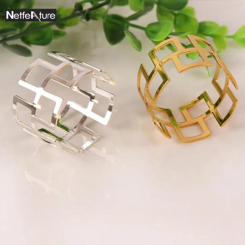 6Pcs Gold/Silver The Great Wall Pattern Napkin Rings Hotel Wedding Serviette Holder Dinner Table Decoration Kitchen Bar Supplies
6Pcs Gold/Silver The Great Wall Pattern Napkin Rings Hotel Wedding Serviette Holder Dinner Table Decoration Kitchen Bar Supplies