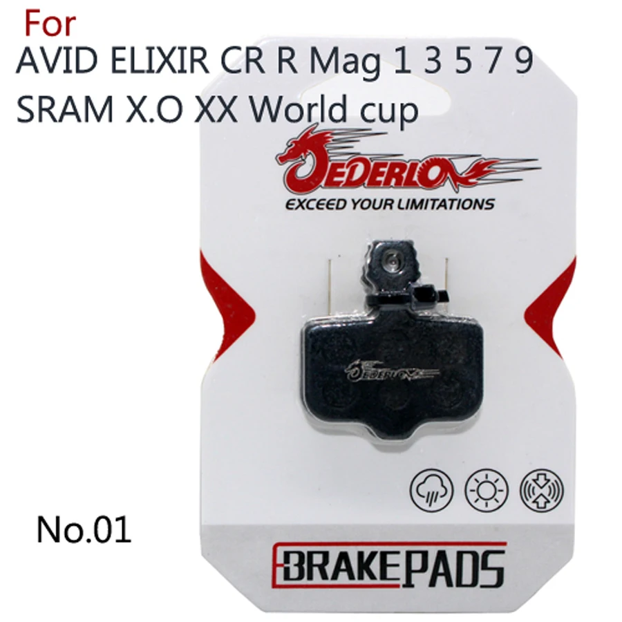 JEDERLO 1 Pair MTB Cycling Bike Bicycle Disc Brake Pads FOR AVID Elixir E1 /3/5/7/9 ER / CR SRAM xo xx 841 Hydraulic Wholesale
JEDERLO 1 Pair MTB Cycling Bike Bicycle Disc Brake Pads FOR AVID Elixir E1 /3/5/7/9 ER / CR SRAM xo xx 841 Hydraulic Wholesale