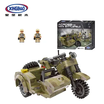 XINGBAO 06008 Genuine 256Pcs Military Series The Leaning Army Motorcycle Set Building Blocks Bricks Funny Boy Gift Toys
XINGBAO 06008 Genuine 256Pcs Military Series The Leaning Army Motorcycle Set Building Blocks Bricks Funny Boy Gift Toys