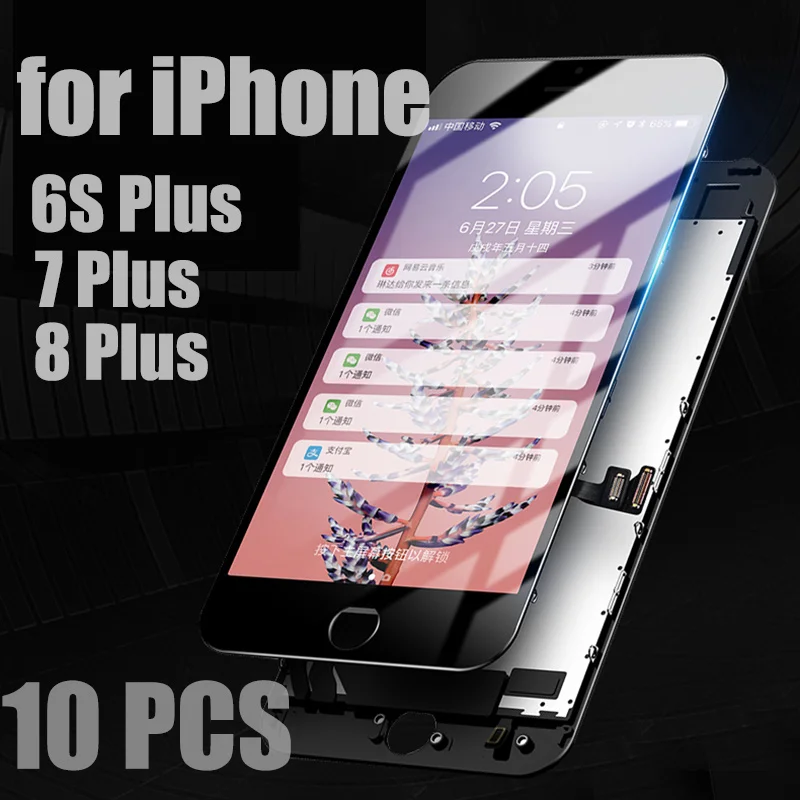 BFOLLOW 10PCS COPY LCD for iPhone 6S Plus / 7 Plus 8 Plus AAA INCELL Screen Display Assembly Digitizer Replacement
BFOLLOW 10PCS COPY LCD for iPhone 6S Plus / 7 Plus 8 Plus AAA INCELL Screen Display Assembly Digitizer Replacement