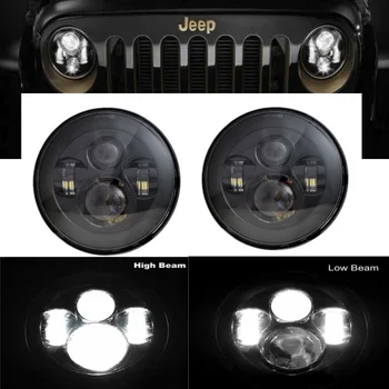 7inch Round LED Headlight for Jeep Wrangler JK Accessories, 7" 6000K LED Headlamp Car Lights for Land Rover Hummer Dodge
7inch Round LED Headlight for Jeep Wrangler JK Accessories, 7" 6000K LED Headlamp Car Lights for Land Rover Hummer Dodge