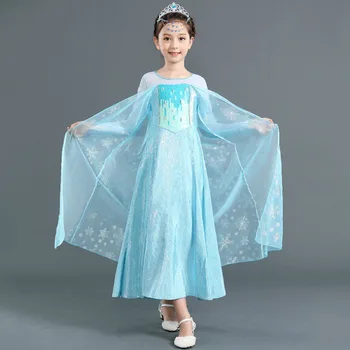 Elsa Dresses For Girls Cosplay Princess Elsa Snow Queen Elsa Costume Halloween Party fantasia Kids girls clothing
Elsa Dresses For Girls Cosplay Princess Elsa Snow Queen Elsa Costume Halloween Party fantasia Kids girls clothing
