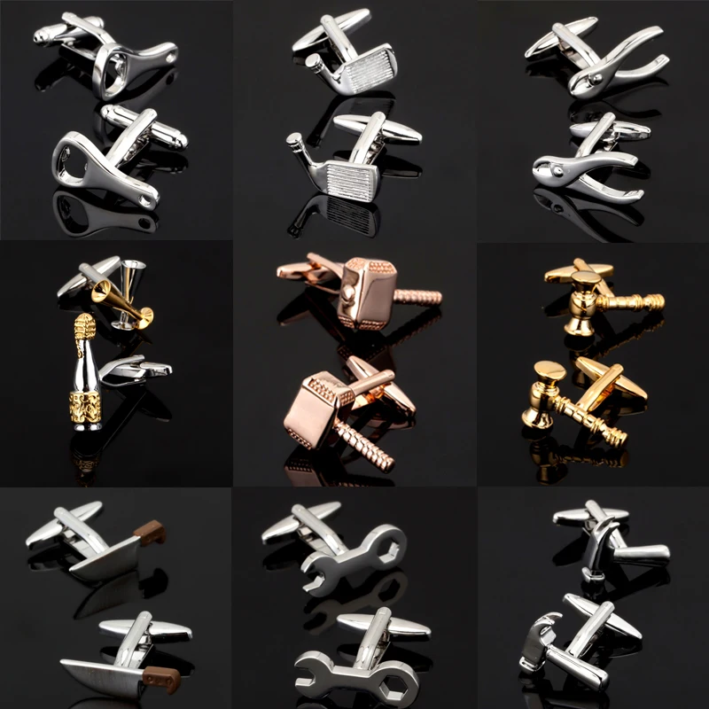 Free shipping, new 18 high-end men's shirt cufflinks / pliers / scissors cufflinks French shirt jewelry brand tool cufflinks
Free shipping, new 18 high-end men's shirt cufflinks / pliers / scissors cufflinks French shirt jewelry brand tool cufflinks