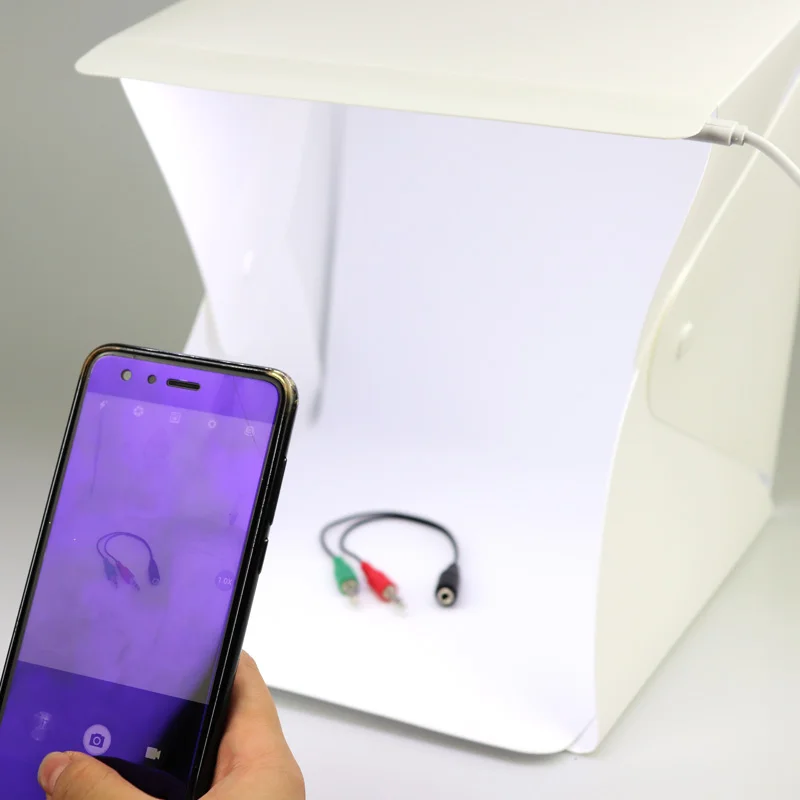 Mini Light box Portable Folding Studio Diffuse Soft Box With LED Light Black White Photography Background Photo Studio box
Mini Light box Portable Folding Studio Diffuse Soft Box With LED Light Black White Photography Background Photo Studio box