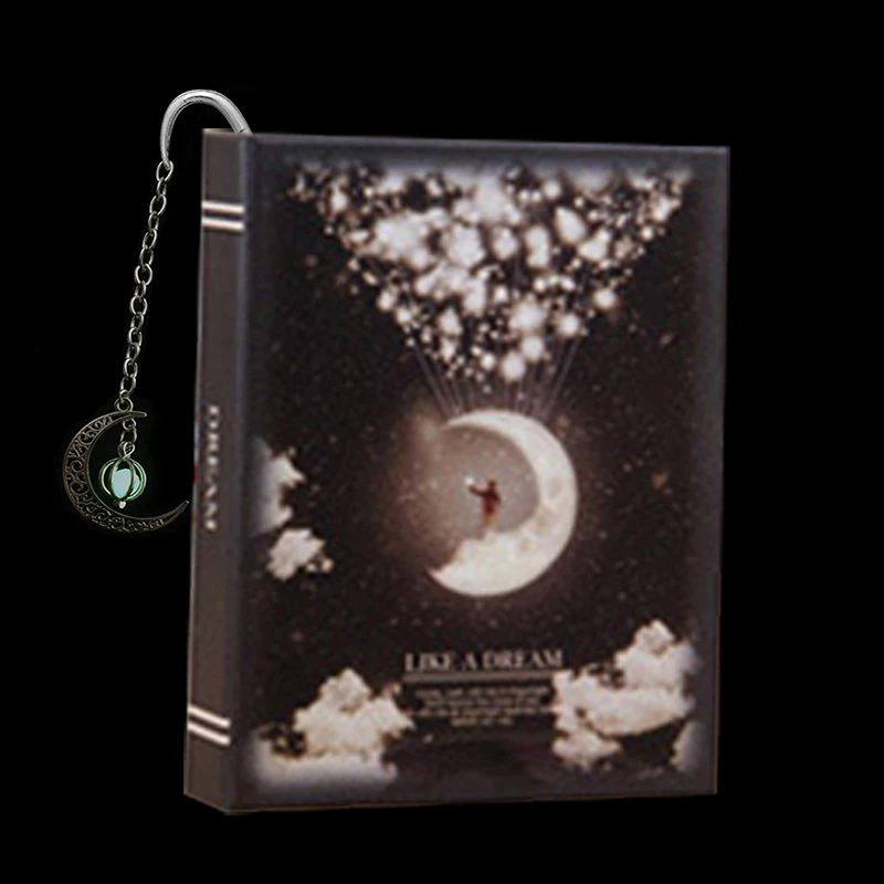 Vintage Thick Notebook Diary With Lock Cute Functional Planner Bullet Dairy Traveler Journal Christmas Gift-Like A Dream Moon
Vintage Thick Notebook Diary With Lock Cute Functional Planner Bullet Dairy Traveler Journal Christmas Gift-Like A Dream Moon