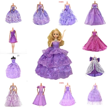 Purple Elegant Handmade Wedding Princess Dress For Doll Floral Doll Dress Clothes Clothing Multi Layers Dolls Accessories
Purple Elegant Handmade Wedding Princess Dress For Doll Floral Doll Dress Clothes Clothing Multi Layers Dolls Accessories