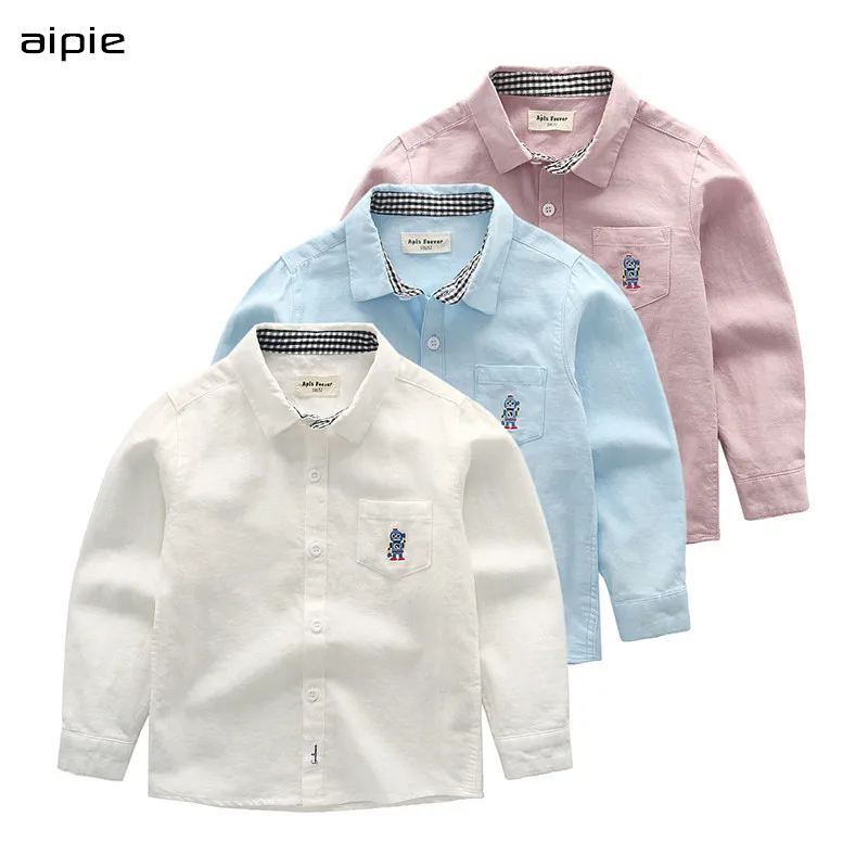 New Children's shirts Embroidery Cartoon Robot Cotton 100% Long-sleeved Kids boy's shirts clothing For 2-7 years wear
New Children's shirts Embroidery Cartoon Robot Cotton 100% Long-sleeved Kids boy's shirts clothing For 2-7 years wear