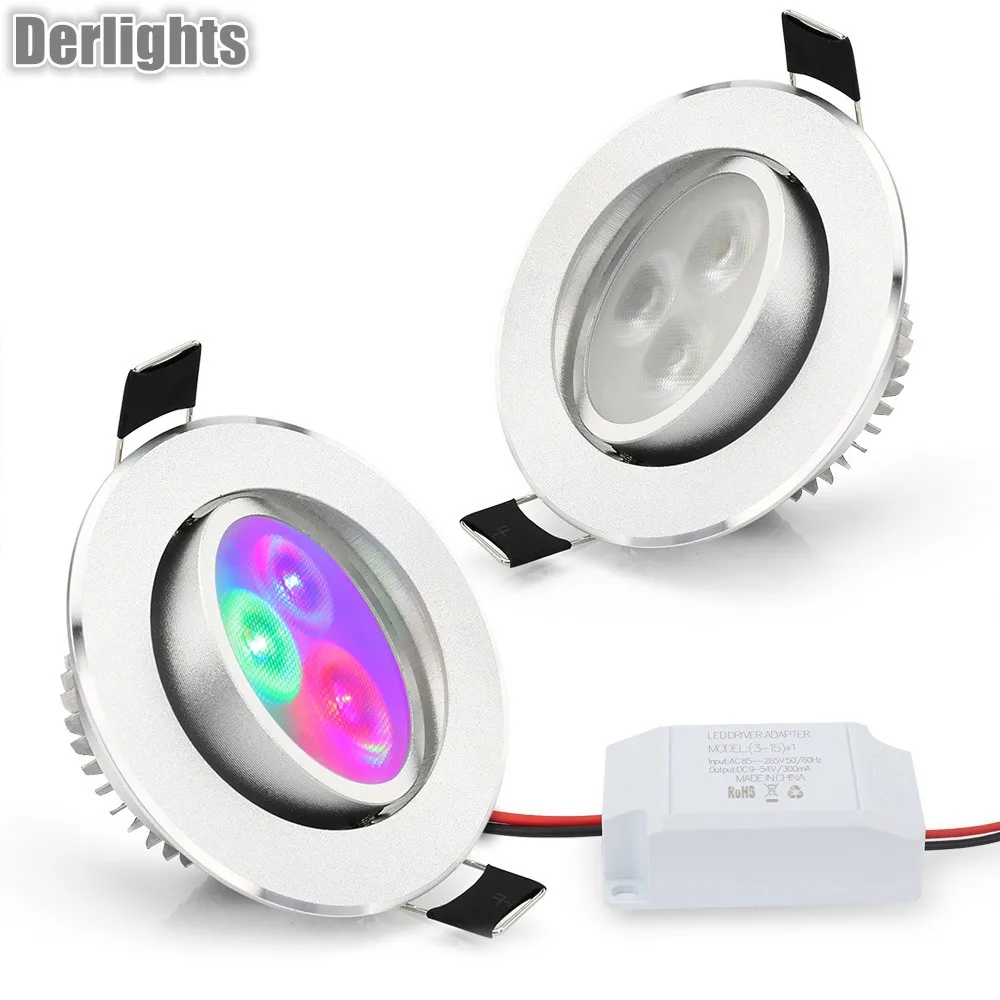 1PCS LED Ceiling Light RGB Red Blue Green White Warm Recessed Down Lamp 85-265V Spot Lighting For Bedroom Living Room Fixture
1PCS LED Ceiling Light RGB Red Blue Green White Warm Recessed Down Lamp 85-265V Spot Lighting For Bedroom Living Room Fixture