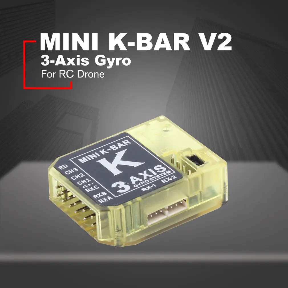 ALZRC - MINI K-BAR V2 3-Axis Gyro Flybarless Stabilization System for RC Drone Helicopter Parts Accessories
ALZRC - MINI K-BAR V2 3-Axis Gyro Flybarless Stabilization System for RC Drone Helicopter Parts Accessories