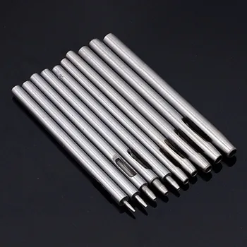 Mix 10 Sizes Punch Leather Tool 10pcs/set Puncher Hole Craft Set Hollow Puncher Belt Leathercraft High Quality 
Mix 10 Sizes Punch Leather Tool 10pcs/set Puncher Hole Craft Set Hollow Puncher Belt Leathercraft High Quality