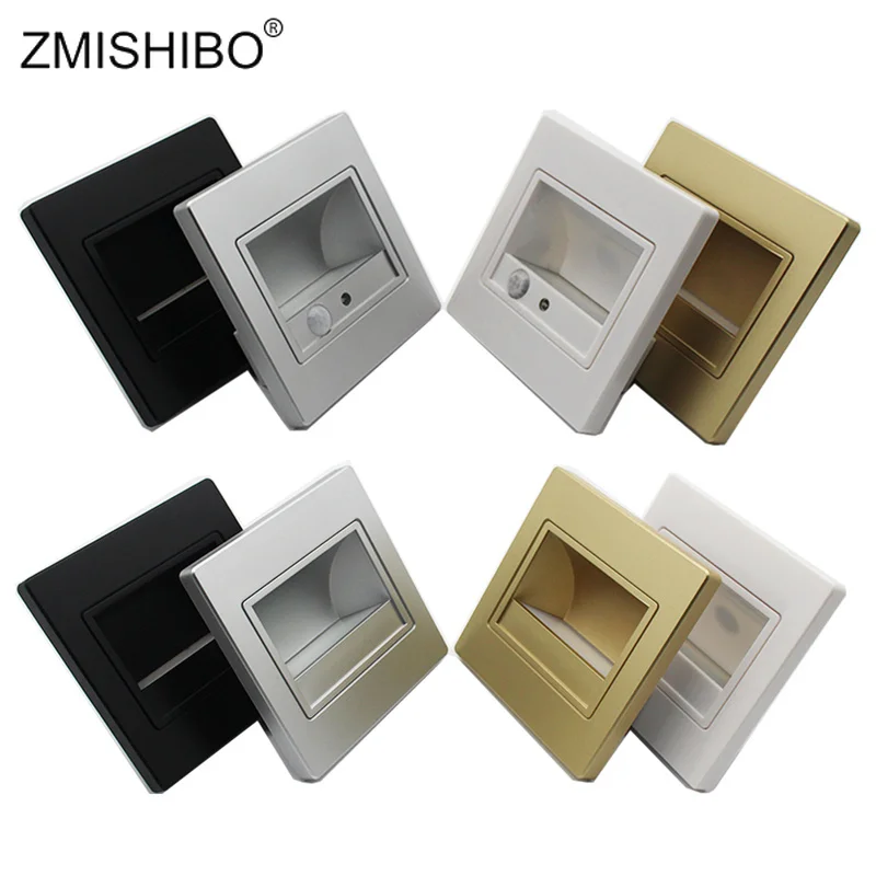 ZMISHIBO LED Wall Lamp Recessed PIR Light Sensor Stair Step Lights Input 100V-240V Footlight Warm White/Cold White Stairway Lamp
ZMISHIBO LED Wall Lamp Recessed PIR Light Sensor Stair Step Lights Input 100V-240V Footlight Warm White/Cold White Stairway Lamp