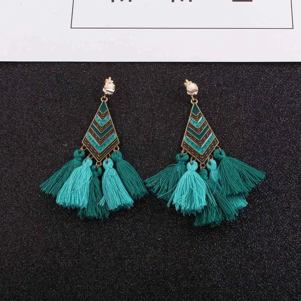 JIOFREE Vintage Ethnic Bohemia Women Clip on Earrings Non Piercing Summer Tassel Earrings for Women Fashion Jewelry
JIOFREE Vintage Ethnic Bohemia Women Clip on Earrings Non Piercing Summer Tassel Earrings for Women Fashion Jewelry
