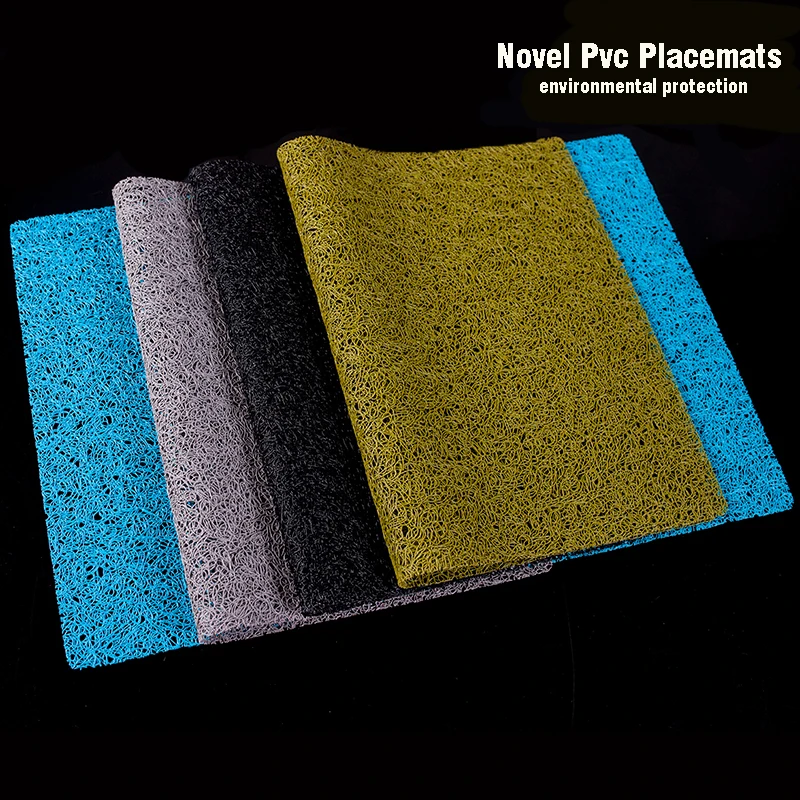 HARTING Mat PVC new environmental protection Kainisi round square table mat table flag can be customized
HARTING Mat PVC new environmental protection Kainisi round square table mat table flag can be customized
